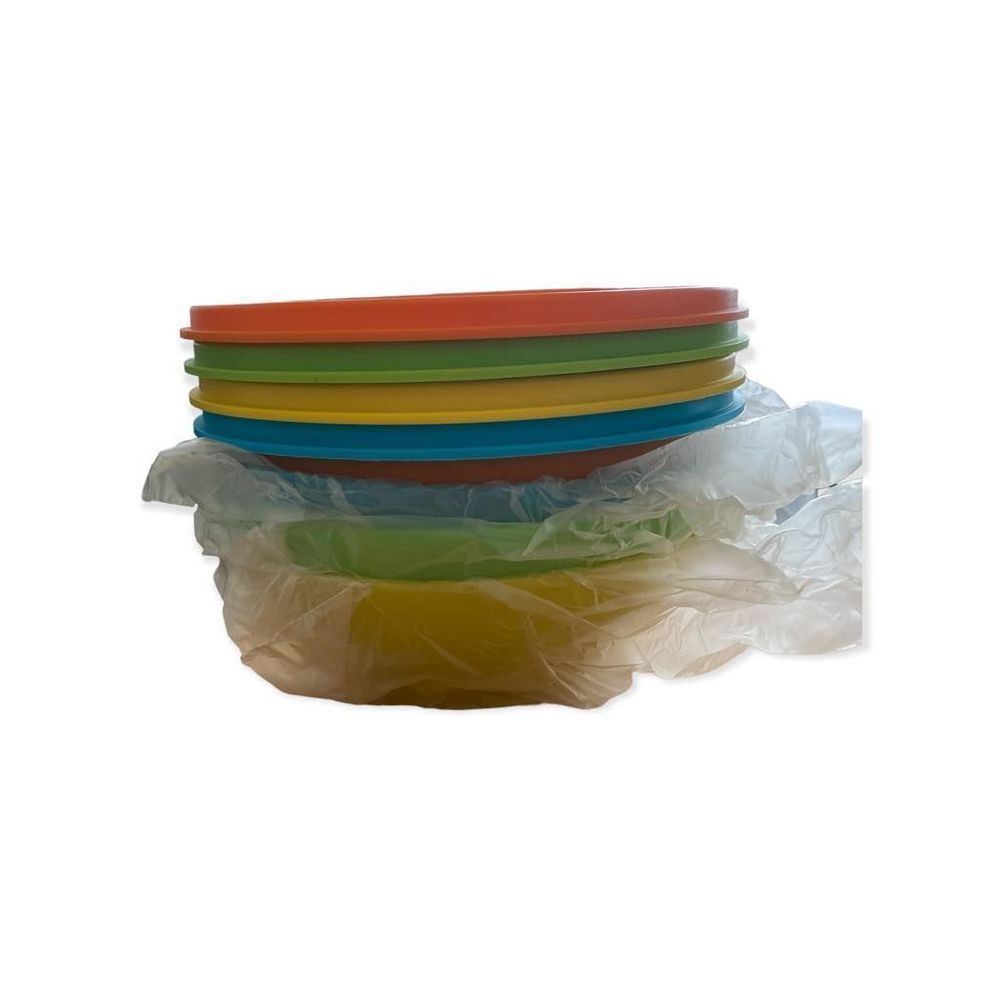 Retro Tupperware Bowls With Lids #890-34 Set Of 4